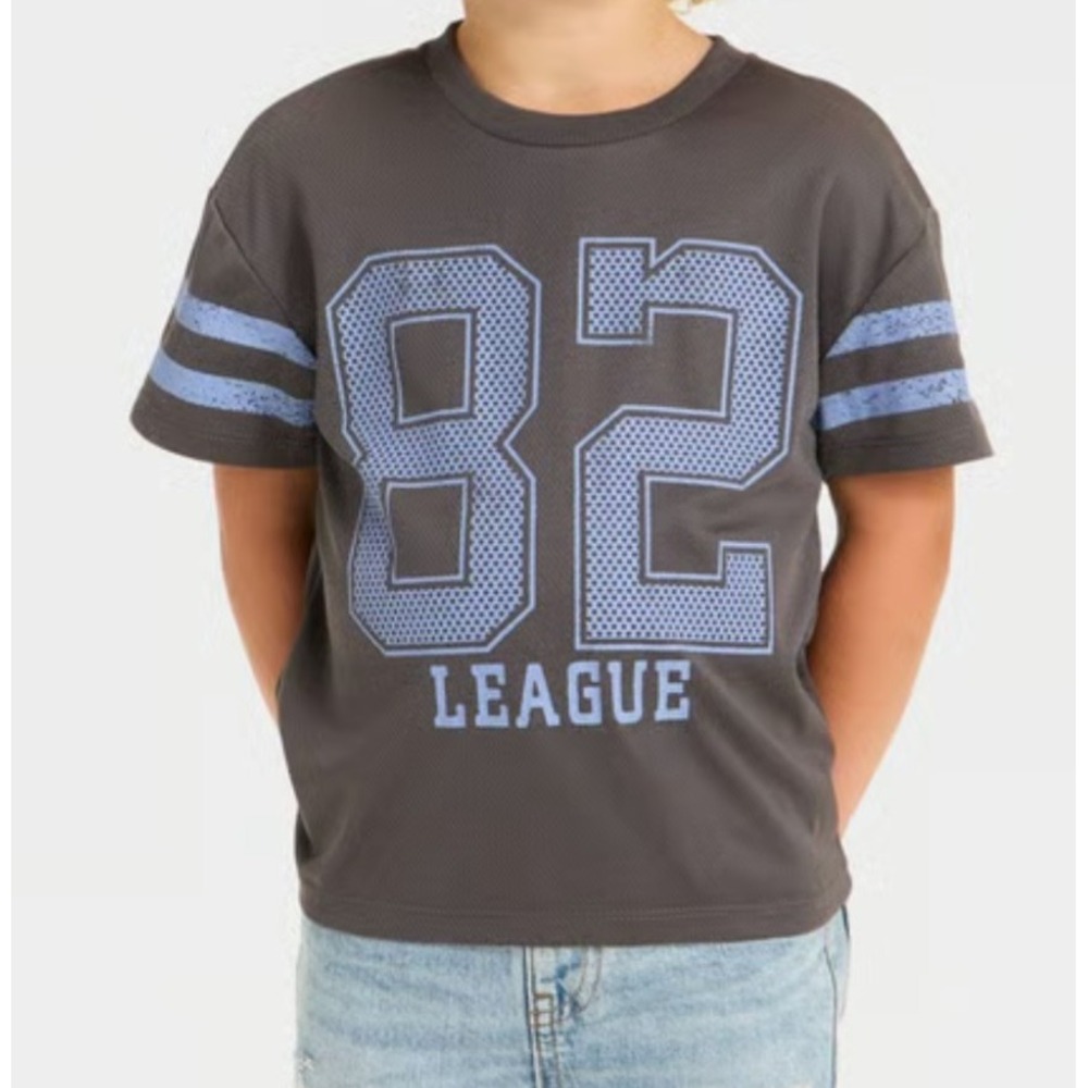 Grayson Mini Toddler Boys' Mesh Jersey T-Shirt 82 League Size 2T